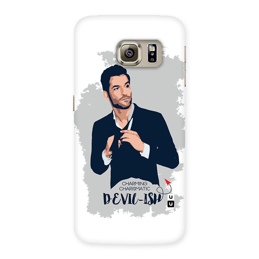 Charming Charismatic Lucifer Back Case for Samsung Galaxy S6 Edge