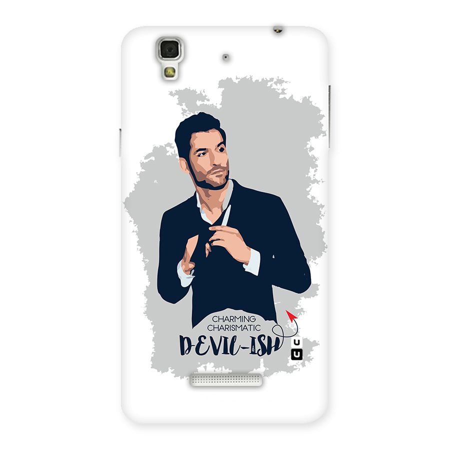 Charming Charismatic Lucifer Back Case for Yu Yureka