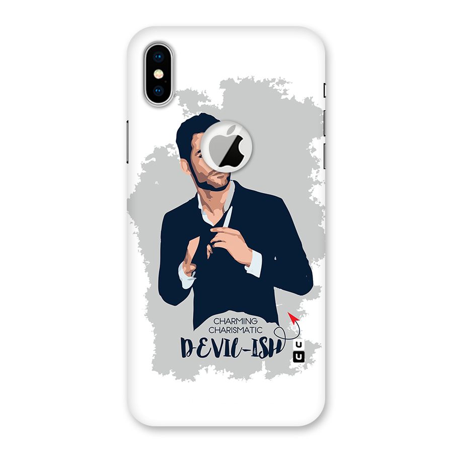 Charming Charismatic Lucifer Back Case for iPhone X Logo Cut