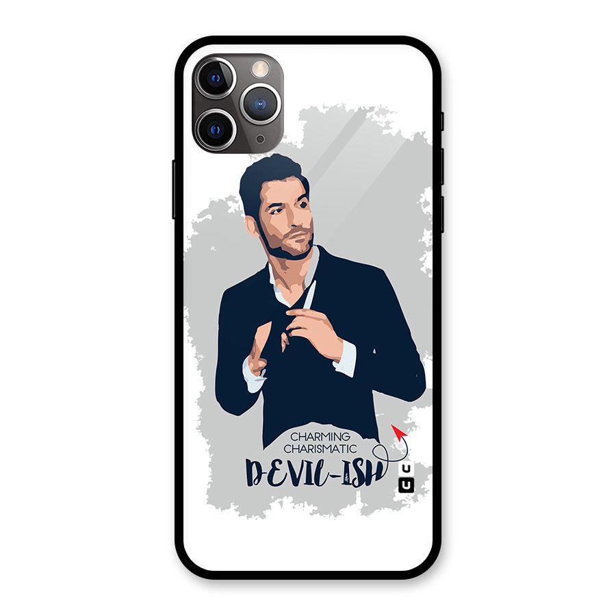 Charming Charismatic Lucifer Glass Back Case for iPhone 11 Pro Max