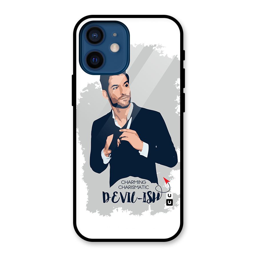 Charming Charismatic Lucifer Glass Back Case for iPhone 12 Mini