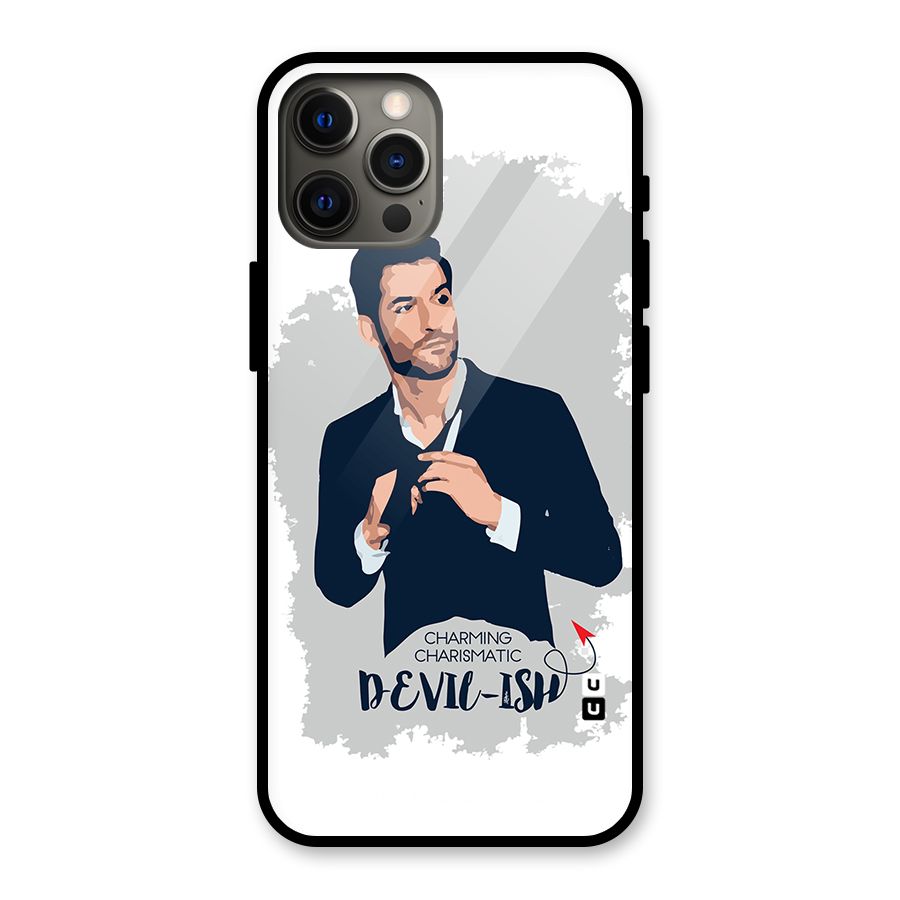 Charming Charismatic Lucifer Glass Back Case for iPhone 12 Pro Max