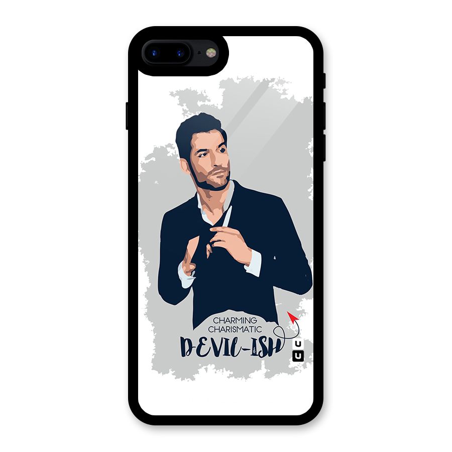 Charming Charismatic Lucifer Glass Back Case for iPhone 7 Plus