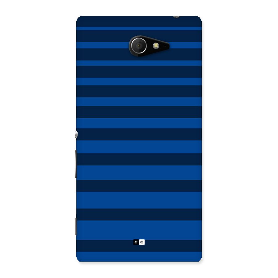 Chelsea Stripes Back Case for Xperia M2