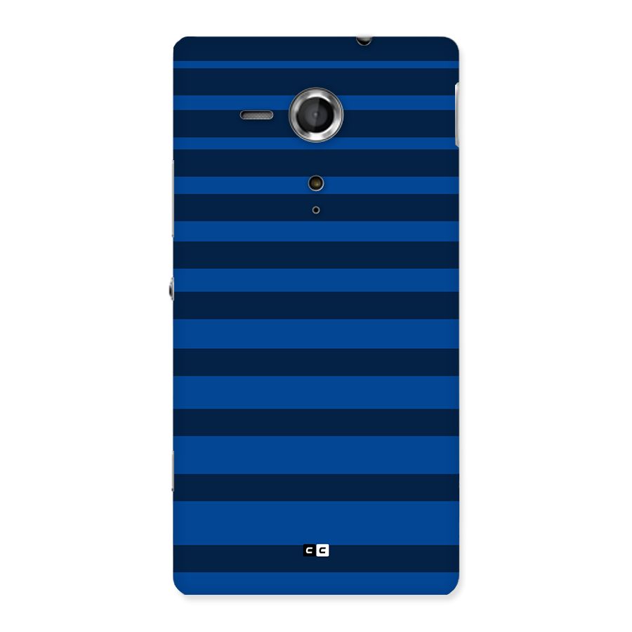 Chelsea Stripes Back Case for Xperia Sp
