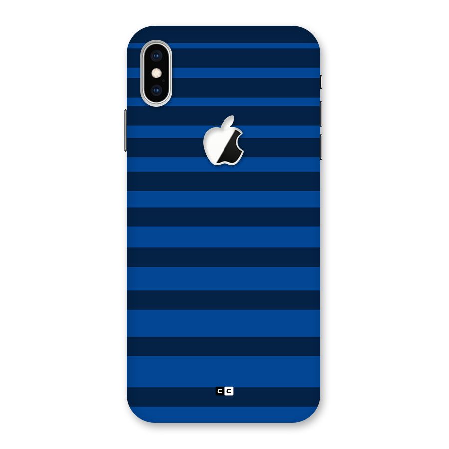 Chelsea Stripes Back Case for iPhone XS Max Apple Cut