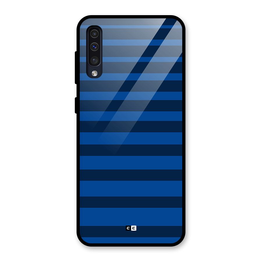 Chelsea Stripes Glass Back Case for Galaxy A50