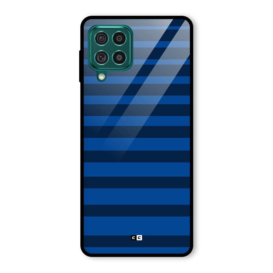 Chelsea Stripes Glass Back Case for Galaxy F62