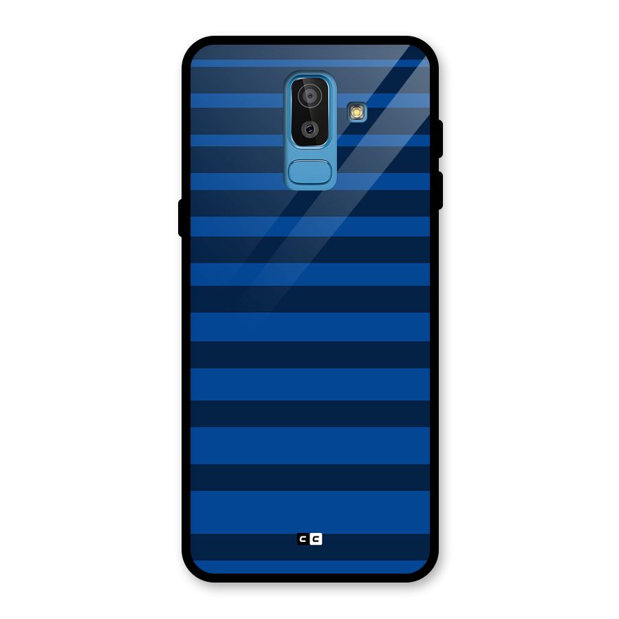 Chelsea Stripes Glass Back Case for Galaxy J8