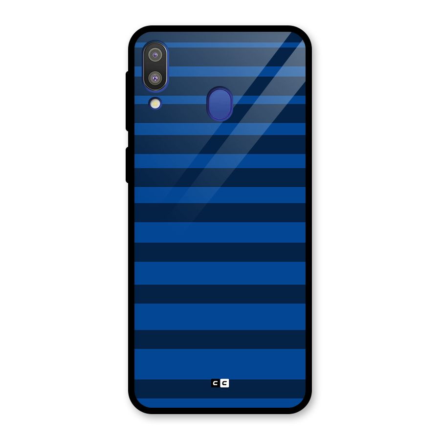 Chelsea Stripes Glass Back Case for Galaxy M20