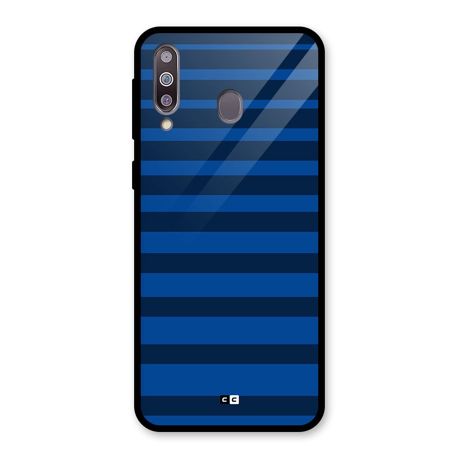 Chelsea Stripes Glass Back Case for Galaxy M30