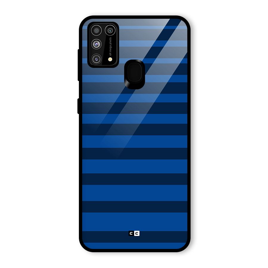 Chelsea Stripes Glass Back Case for Galaxy M31