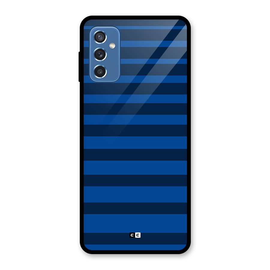 Chelsea Stripes Glass Back Case for Galaxy M52 5G