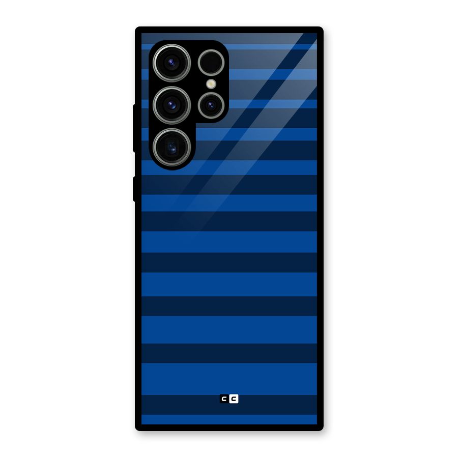 Chelsea Stripes Glass Back Case for Galaxy S23 Ultra