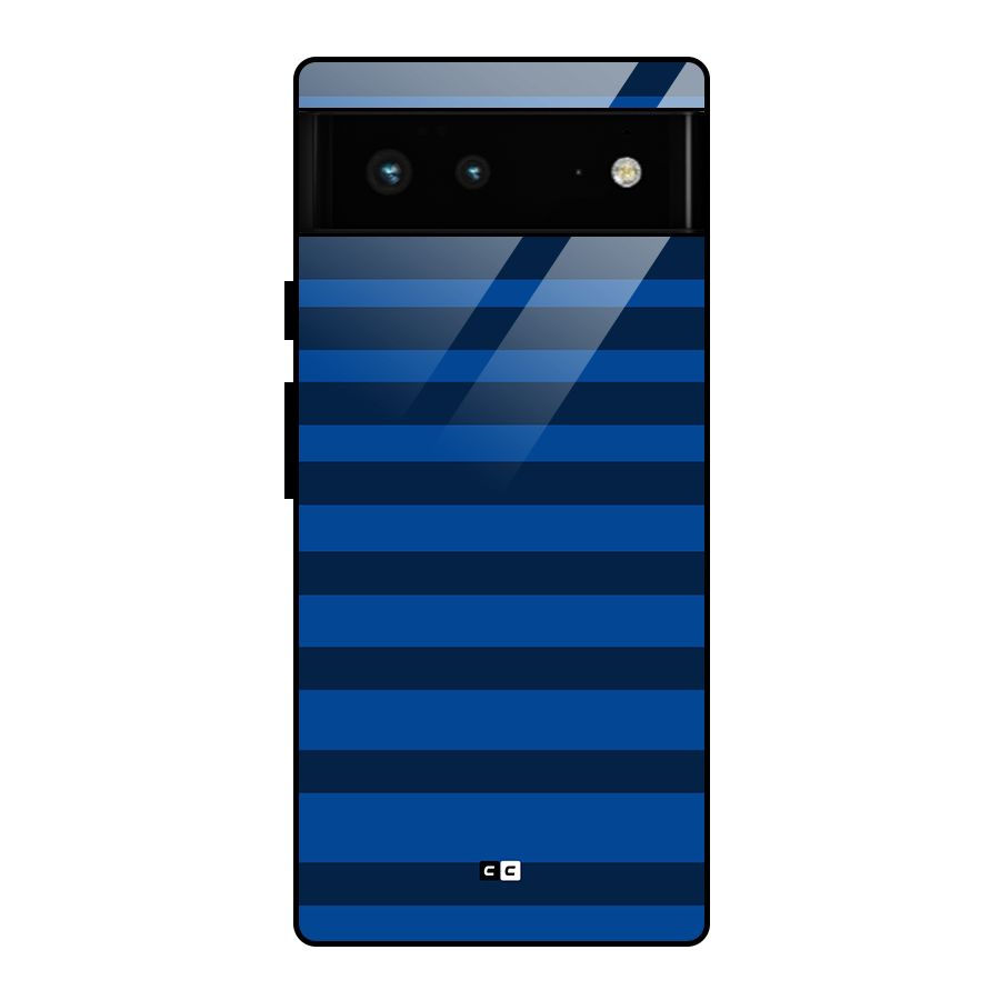 Chelsea Stripes Glass Back Case for Google Pixel 6