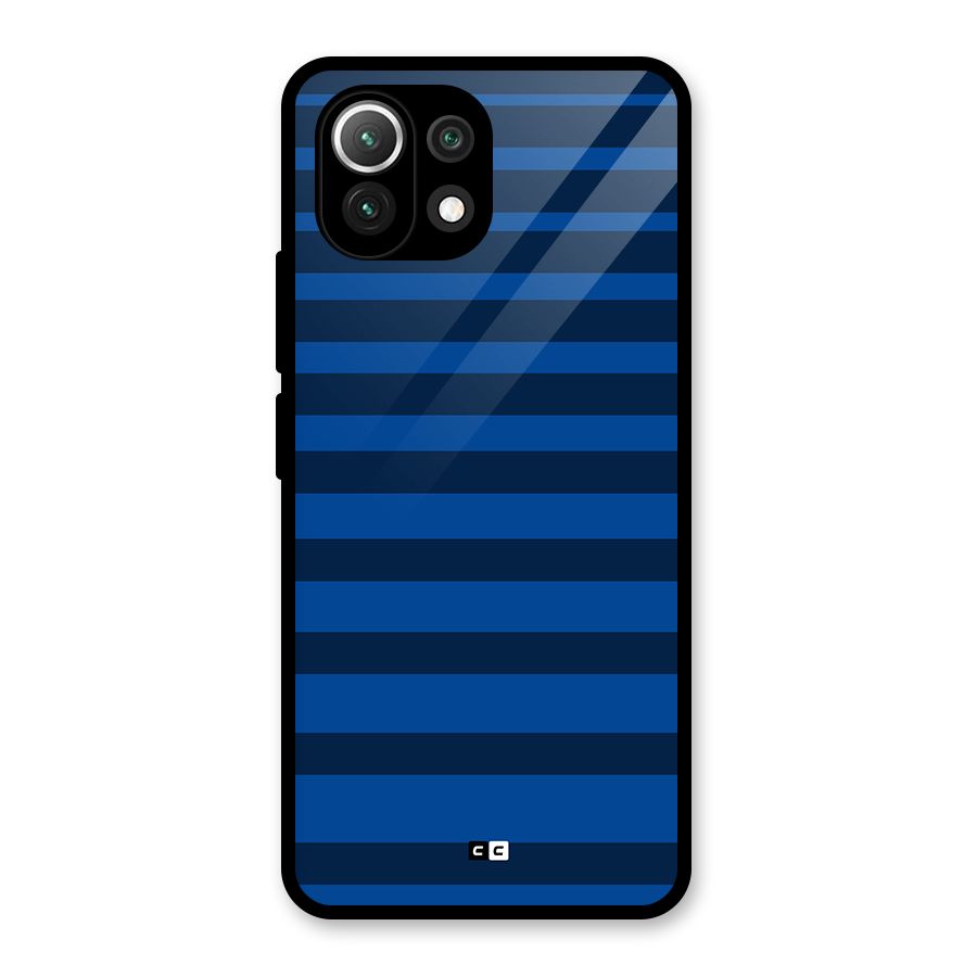 Chelsea Stripes Glass Back Case for Mi 11 Lite NE 5G