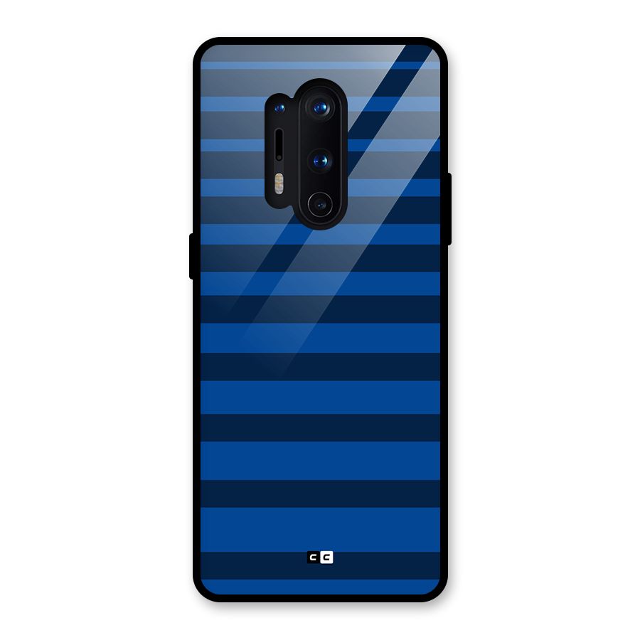Chelsea Stripes Glass Back Case for OnePlus 8 Pro