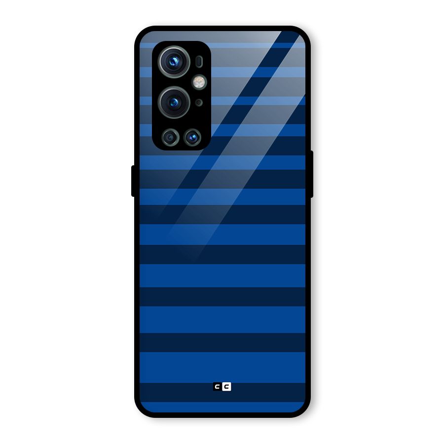 Chelsea Stripes Glass Back Case for OnePlus 9 Pro