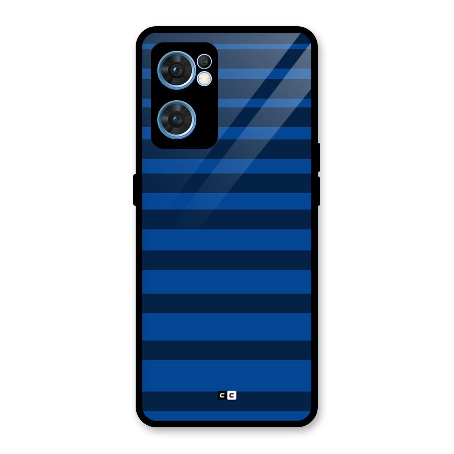 Chelsea Stripes Glass Back Case for Oppo Reno7 5G