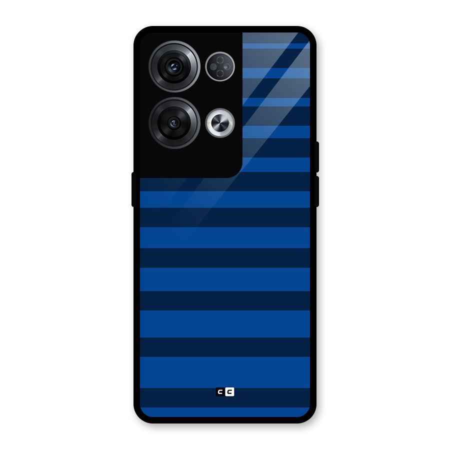 Chelsea Stripes Glass Back Case for Oppo Reno8 Pro 5G