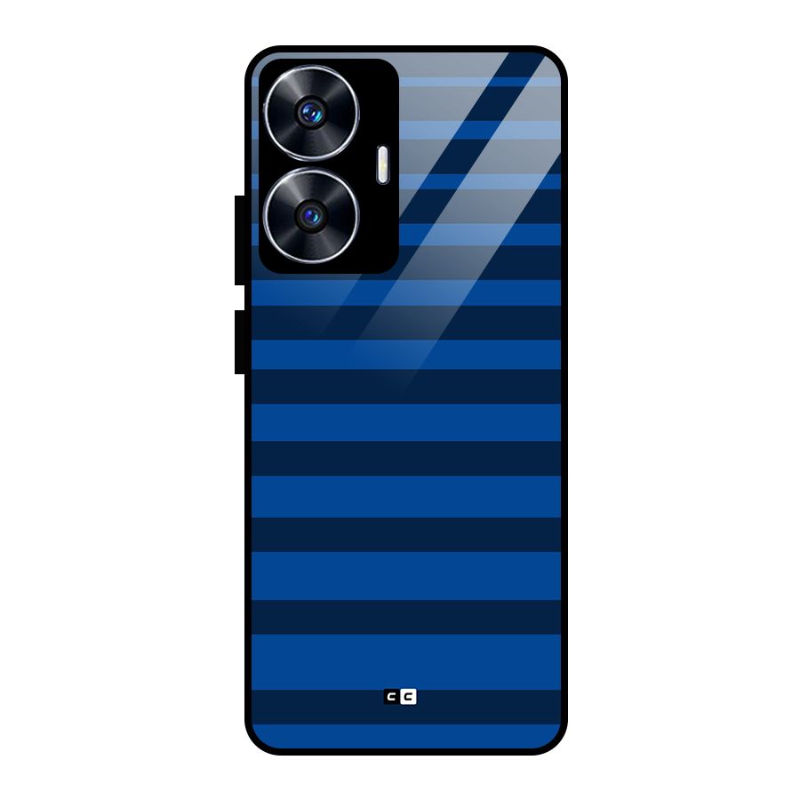 Chelsea Stripes Glass Back Case for Realme Narzo N55