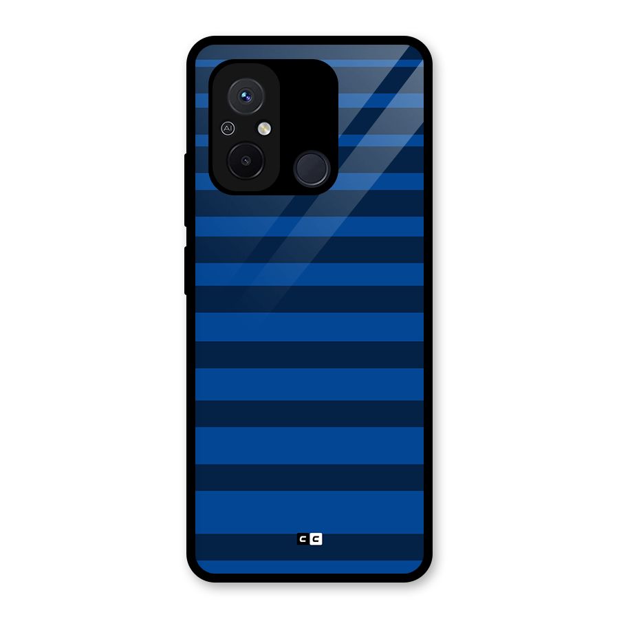 Chelsea Stripes Glass Back Case for Redmi 12C