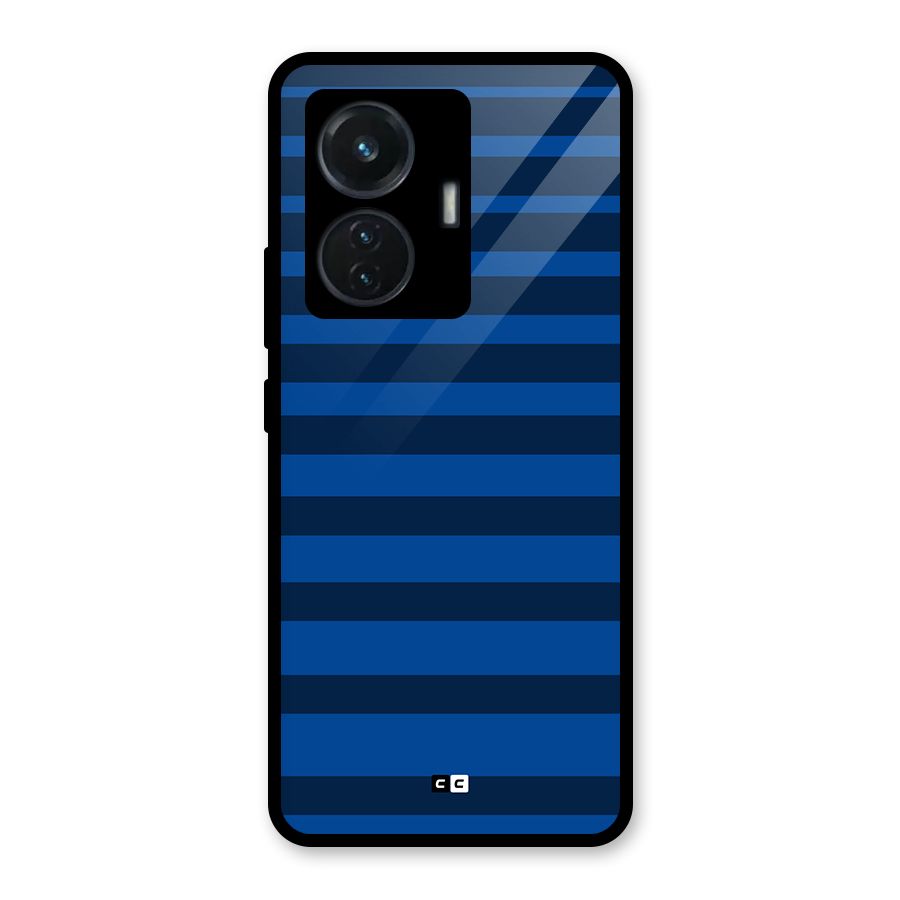 Chelsea Stripes Glass Back Case for Vivo T1 44W