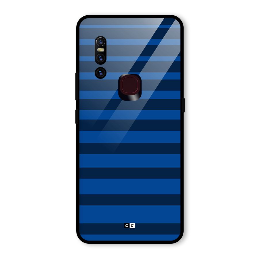 Chelsea Stripes Glass Back Case for Vivo V15