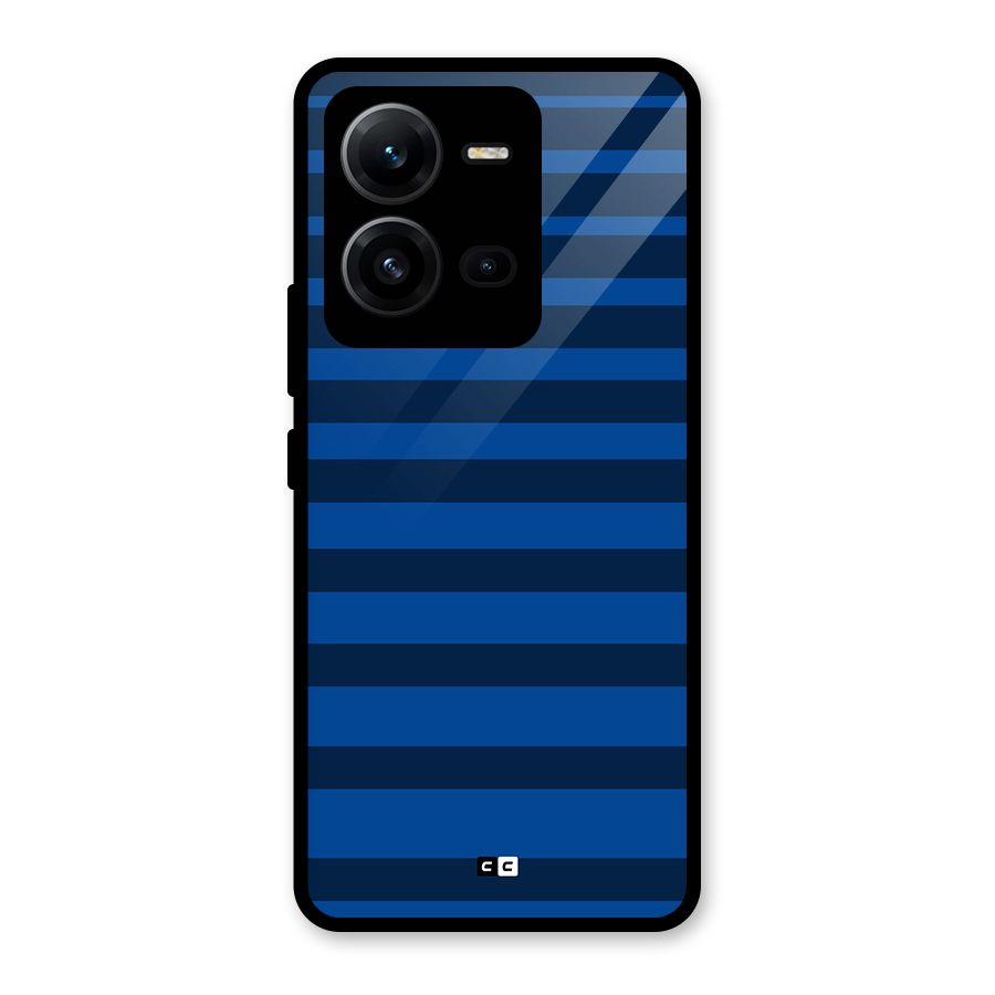 Chelsea Stripes Glass Back Case for Vivo V25