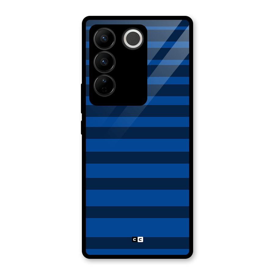 Chelsea Stripes Glass Back Case for Vivo V27