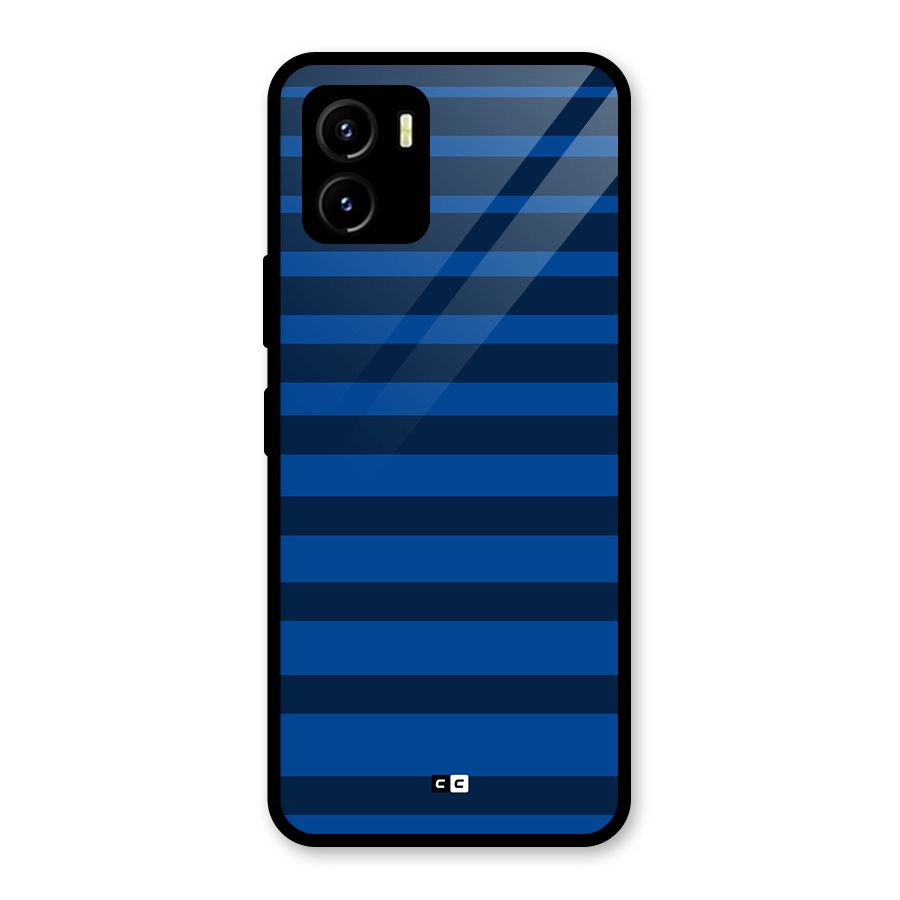 Chelsea Stripes Glass Back Case for Vivo Y15s