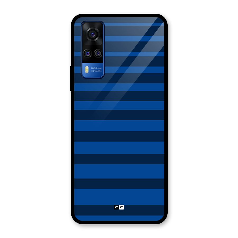 Chelsea Stripes Glass Back Case for Vivo Y31