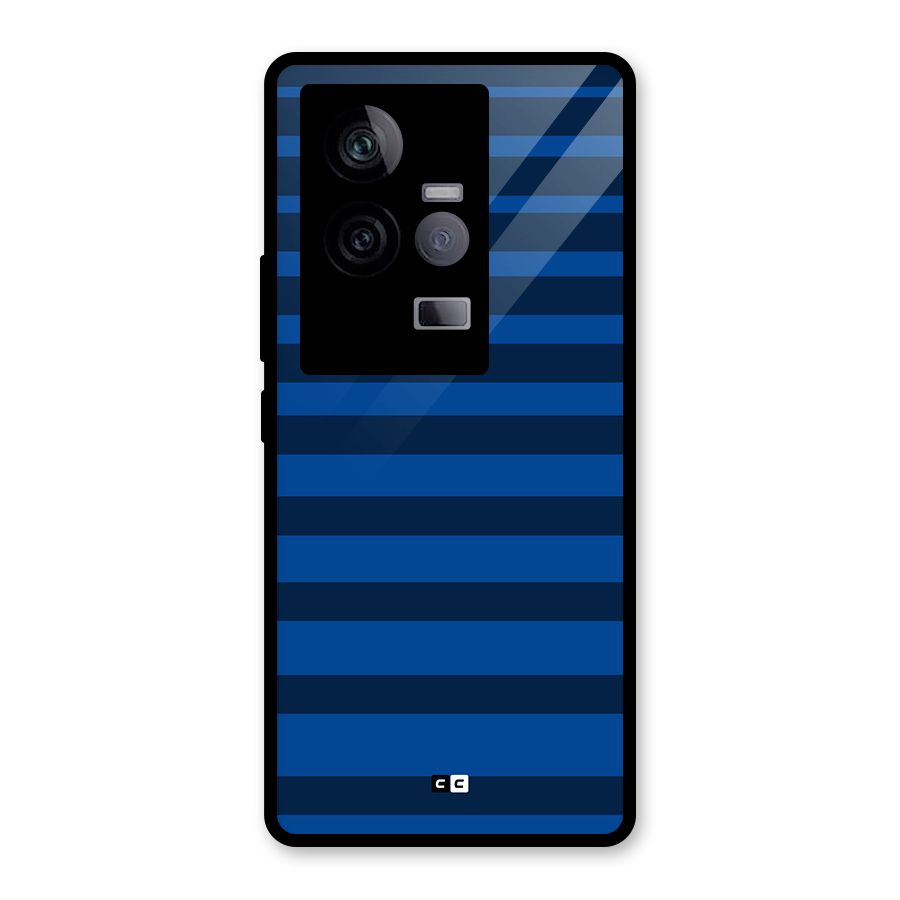 Chelsea Stripes Glass Back Case for Vivo iQOO 11 5G