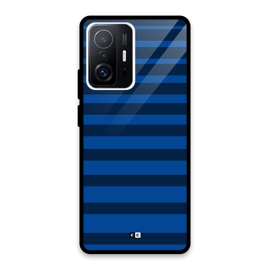Chelsea Stripes Glass Back Case for Xiaomi 11T Pro