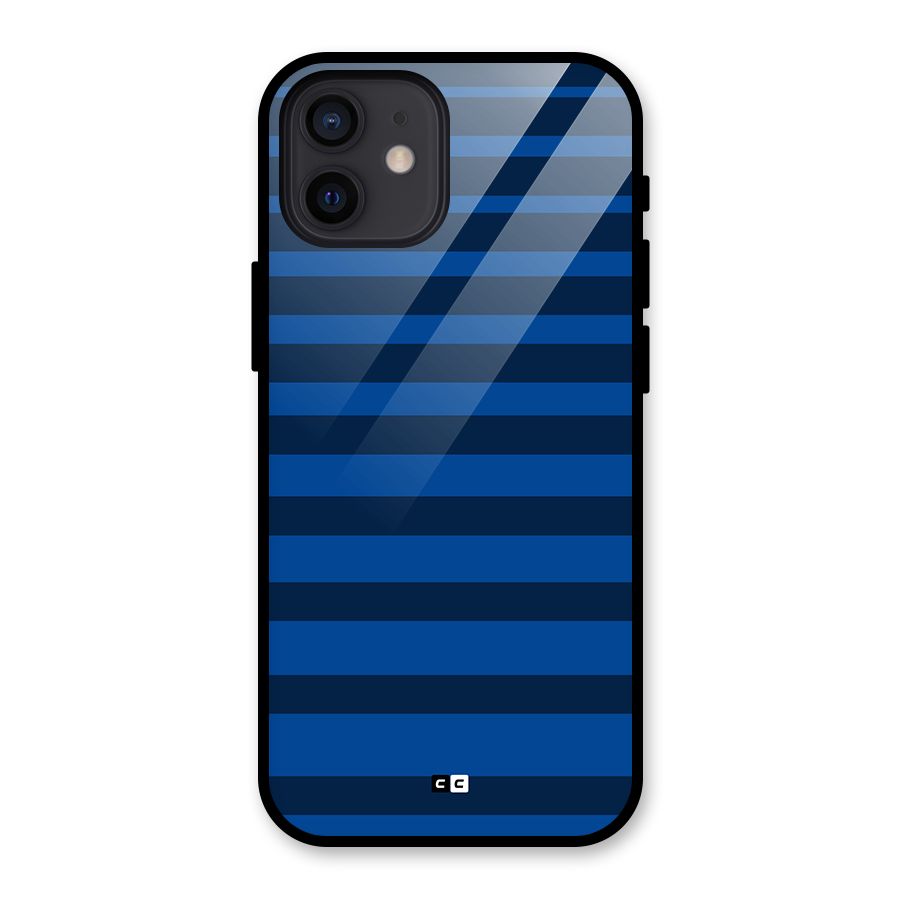 Chelsea Stripes Glass Back Case for iPhone 12