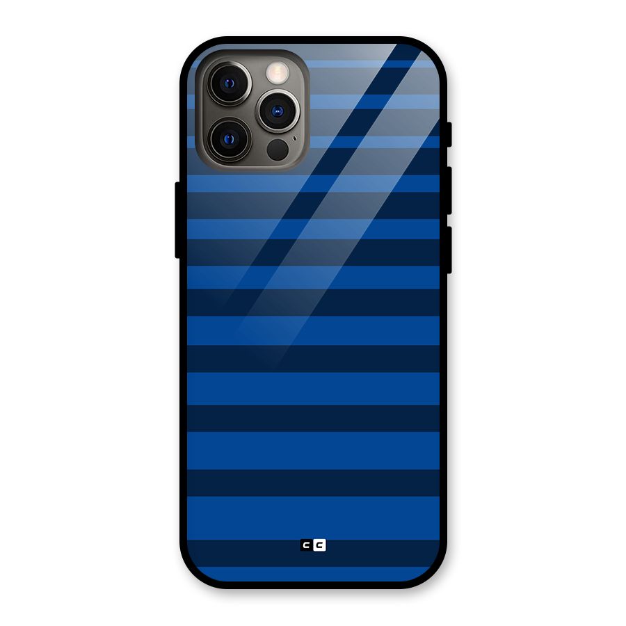 Chelsea Stripes Glass Back Case for iPhone 12 Pro