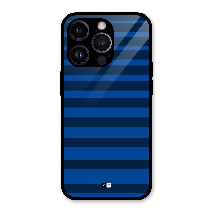 Chelsea Stripes Glass Back Case for iPhone 14 Pro