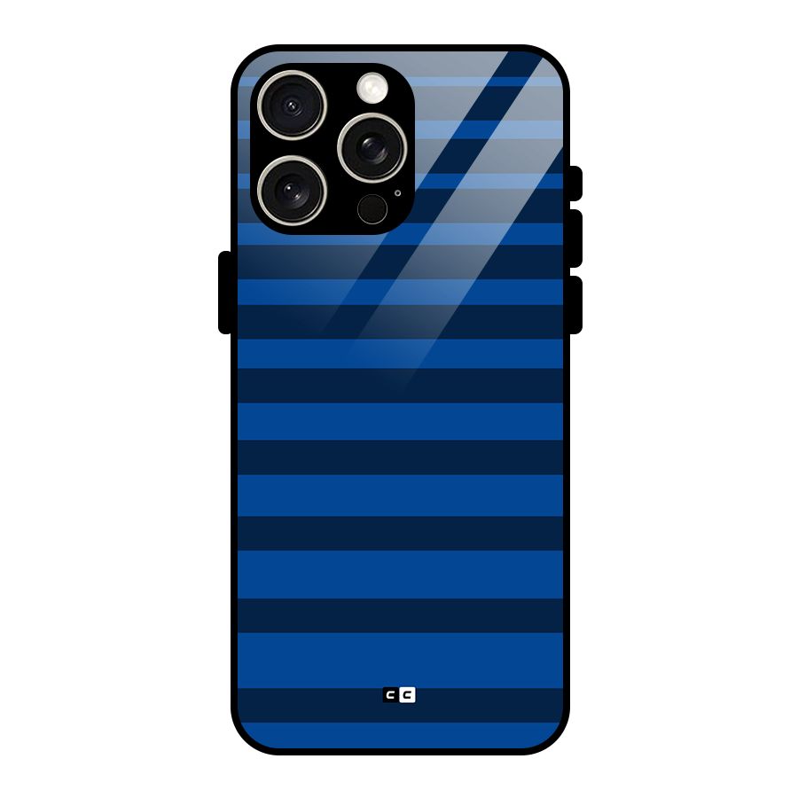Chelsea Stripes Glass Back Case for iPhone 15 Pro Max
