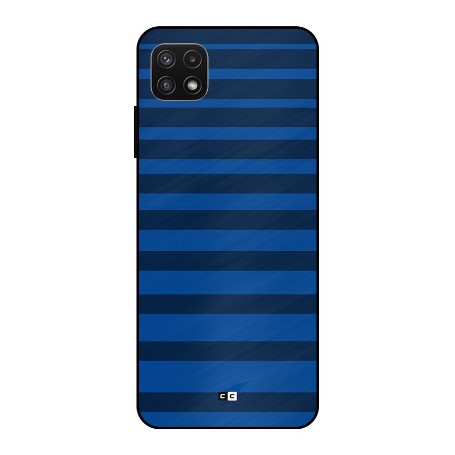 Chelsea Stripes Metal Back Case for Galaxy A22 5G