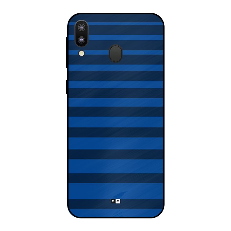 Chelsea Stripes Metal Back Case for Galaxy M20