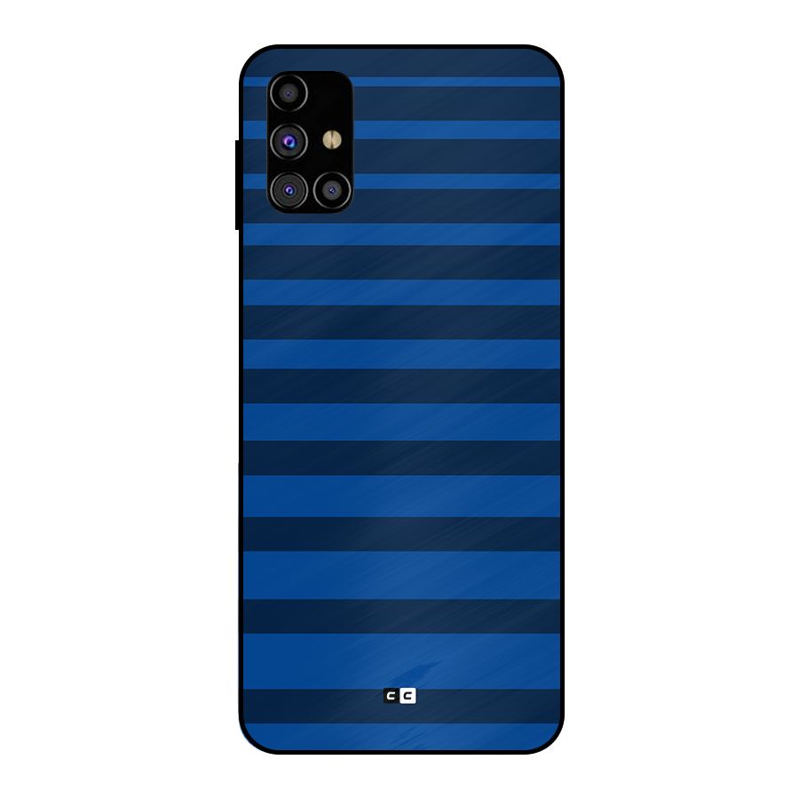 Chelsea Stripes Metal Back Case for Galaxy M31s