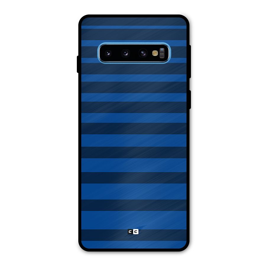 Chelsea Stripes Metal Back Case for Galaxy S10