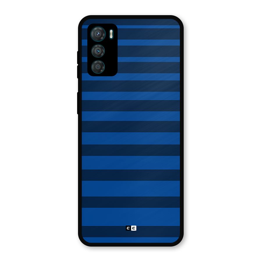 Chelsea Stripes Metal Back Case for Moto G42