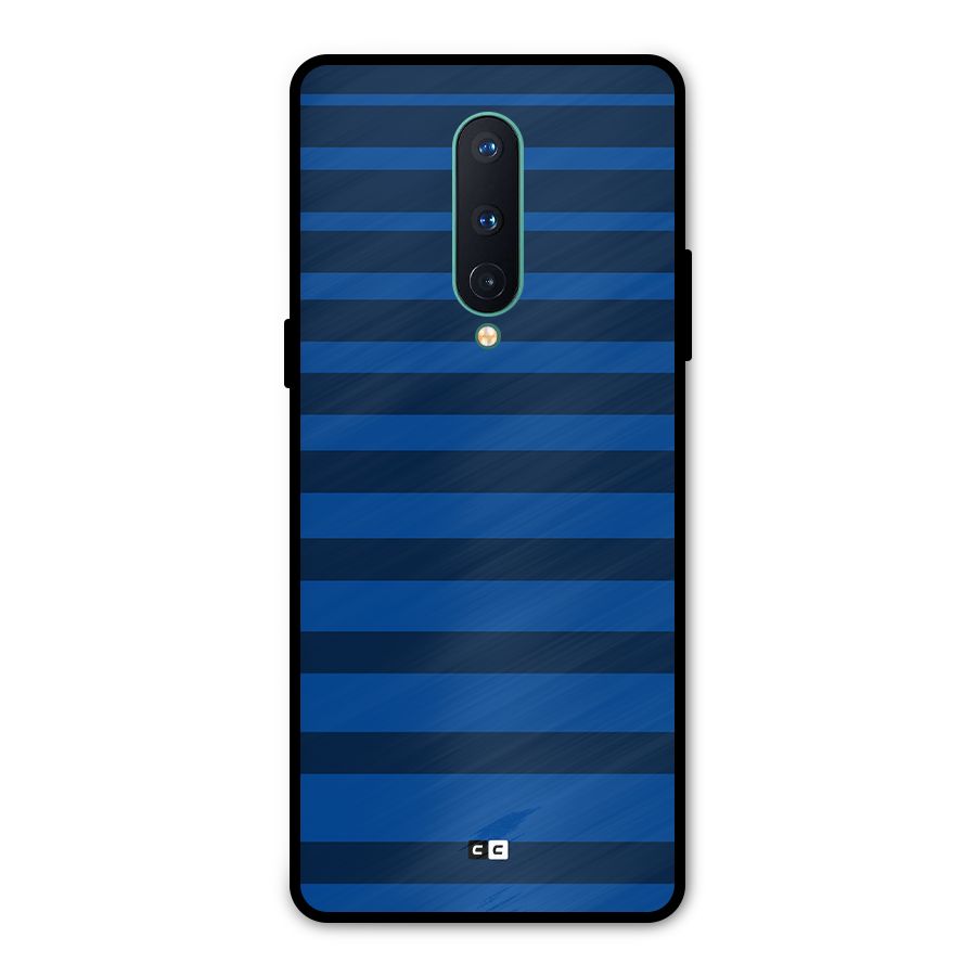 Chelsea Stripes Metal Back Case for OnePlus 8