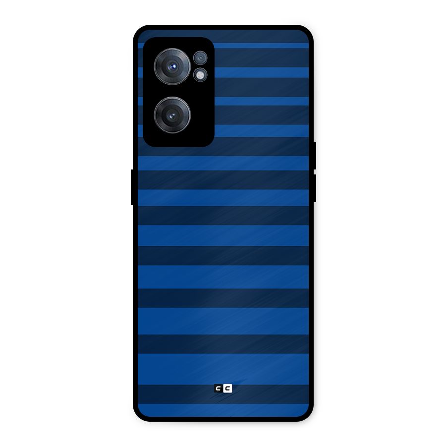Chelsea Stripes Metal Back Case for OnePlus Nord CE 2 5G