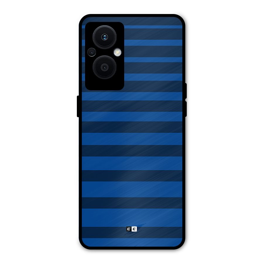 Chelsea Stripes Metal Back Case for Oppo F21 Pro 5G