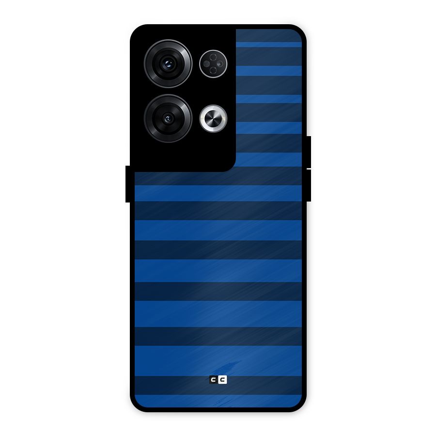 Chelsea Stripes Metal Back Case for Oppo Reno8 Pro 5G