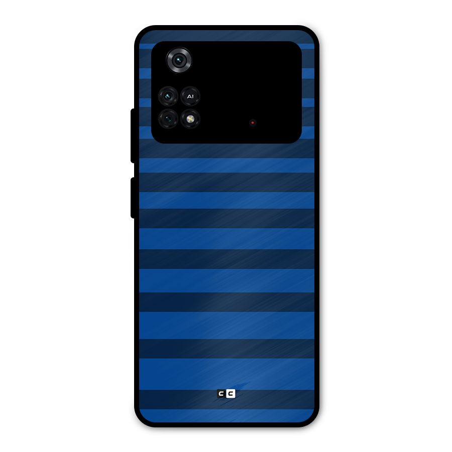 Chelsea Stripes Metal Back Case for Poco M4 Pro 4G