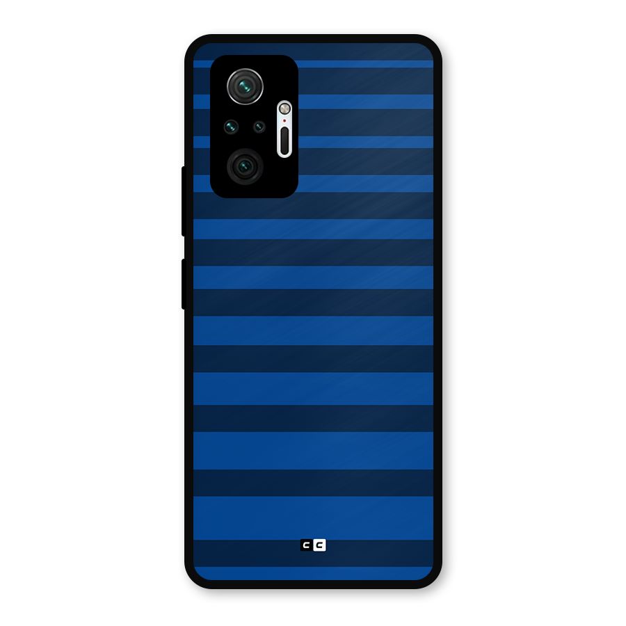 Chelsea Stripes Metal Back Case for Redmi Note 10 Pro