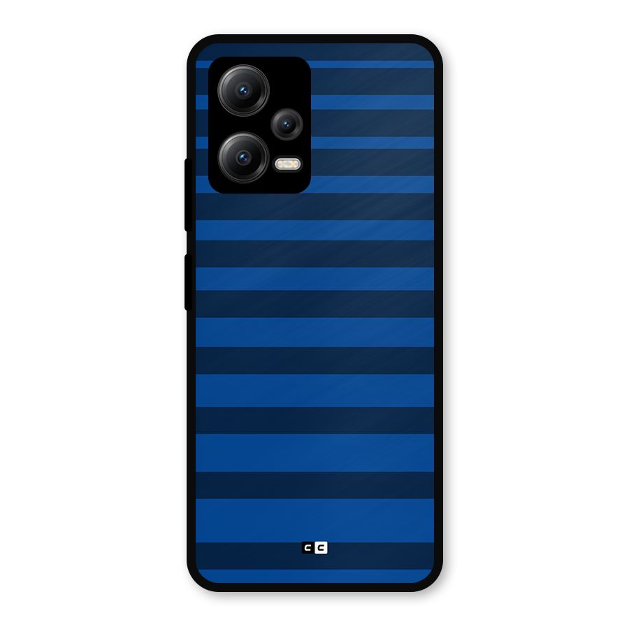 Chelsea Stripes Metal Back Case for Redmi Note 12 5G